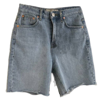 Loose Casual Women's Five-Point Denim Shorts