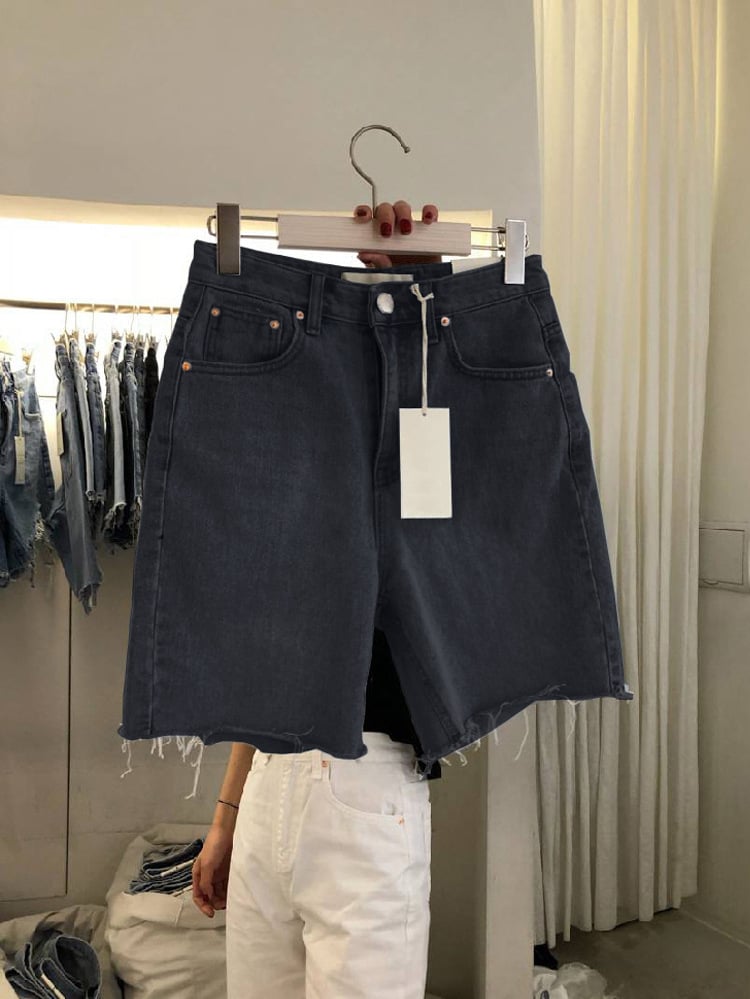 Loose Casual Women's Five-Point Denim Shorts