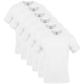 Gildan Mens Crew T-Shirts Multipack Style G1100 White Medium 6 Count (Pack of 1)
