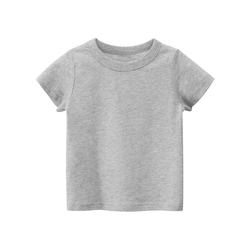 Solid Color Children's Clothes Without Patterns
