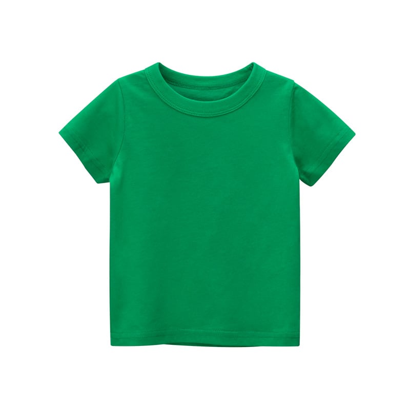 Solid Color Children's Clothes Without Patterns