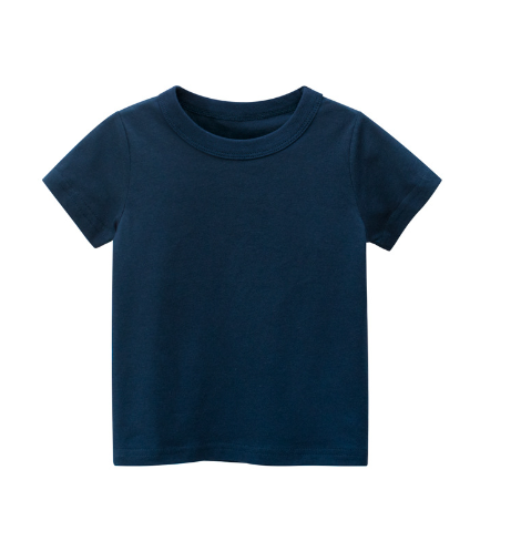 Solid Color Children's Clothes Without Patterns