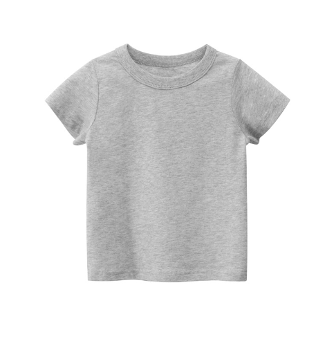 Solid Color Children's Clothes Without Patterns