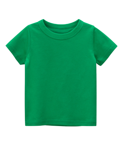 Solid Color Children's Clothes Without Patterns