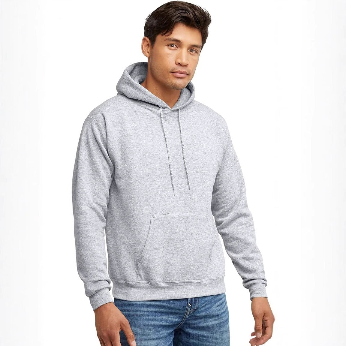 Men's Long Sleeve Hooded Sweater Coat